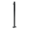 Ornamental bollard | Series 464B | � 60 mm | stationary, to be fixed by plugswith base plate 100 x 150 mm | without lock | with 1 eyelet